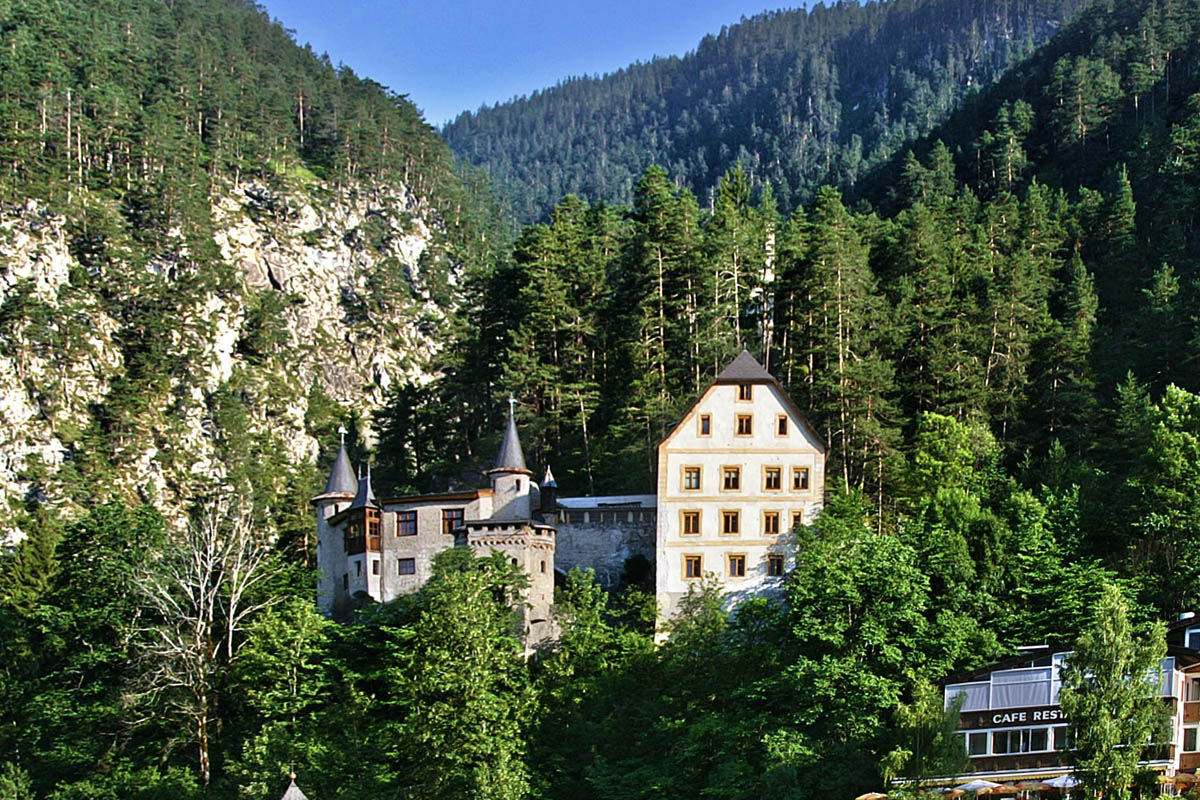 Terrasse Hotel Schloss Fernsteinsee